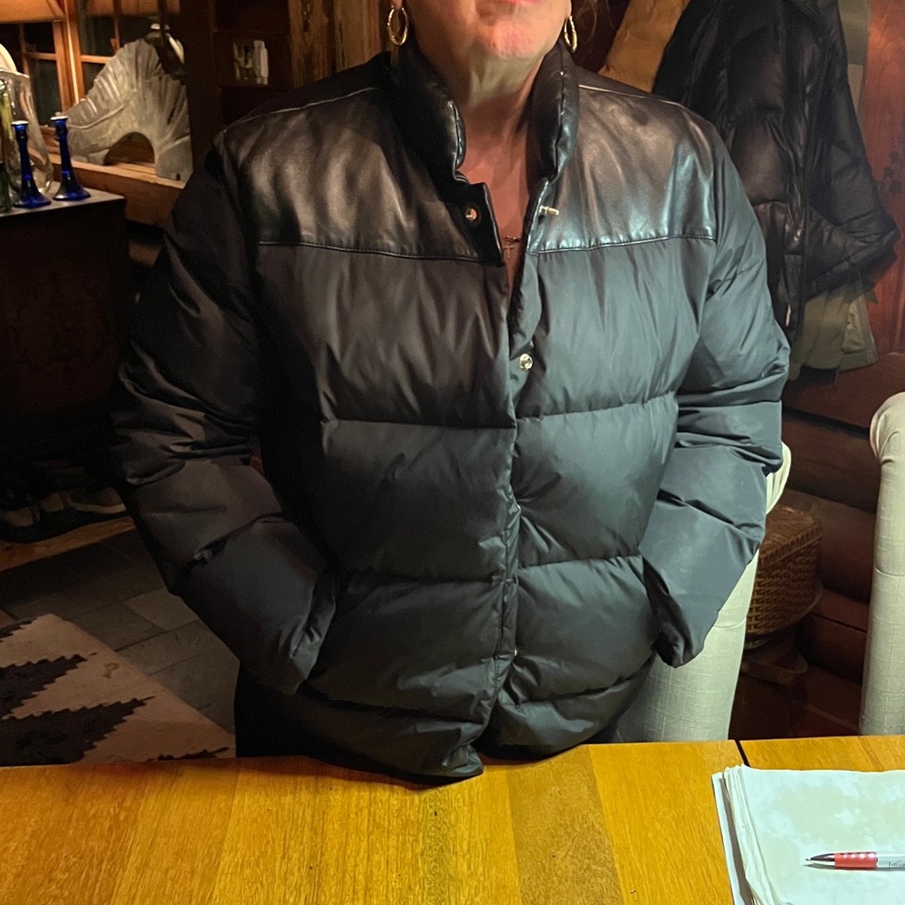 Coach Black Puffer Jacket